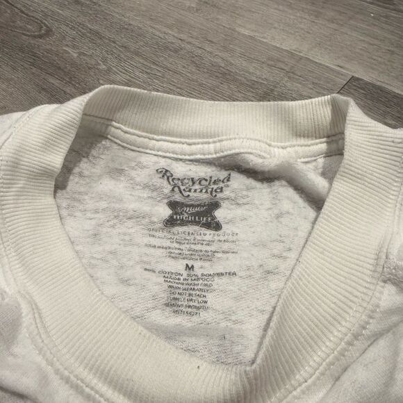Recycled Karma Miller Brewing Co. White Sweatshirt - Picture 6 of 7